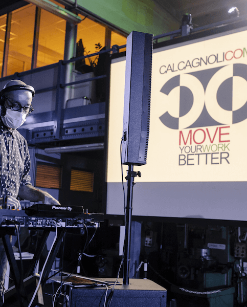 Foto del dj-set all'evento