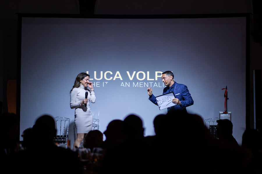 Foto dell'evento con l'ospite Luca Volpe